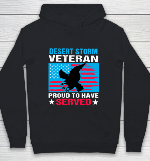 Desert Storm Veteran  Proud To Have Served Youth Hoodie