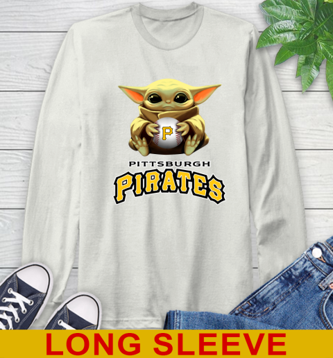 MLB Baseball Pittsburgh Pirates Star Wars Baby Yoda Shirt 69
