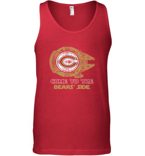NFL Come To The Chicago Bears Wars Football Sports Tank Top ov3r nfl come to the chicago bears wars football sports unisex tank 17 front red