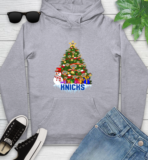 New York Knicks Merry Christmas NBA Basketball Sports Youth Hoodie 6