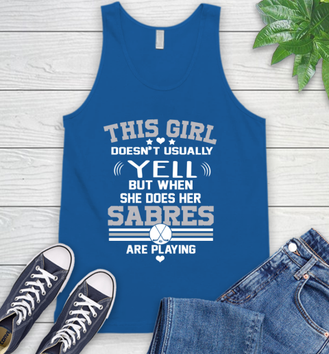Buffalo Sabres NHL Hockey I Yell When My Team Is Playing Tank Top 4
