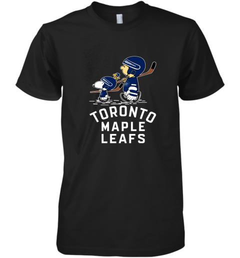 Let's Play Toronto Maples Leafs Ice Hockey Snoopy NHL Premium Men's T-Shirt