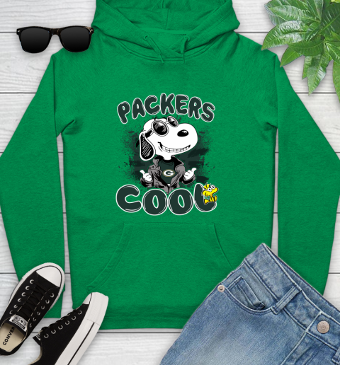 NFL Football Green Bay Packers Cool Snoopy Shirt Youth Hoodie 7