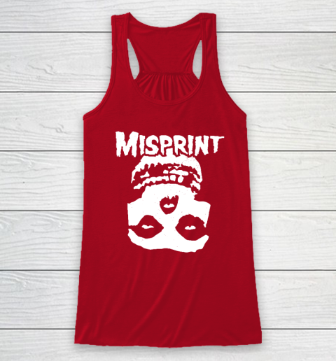 Misprint Skull Funny Misfit Racerback Tank - Image 4