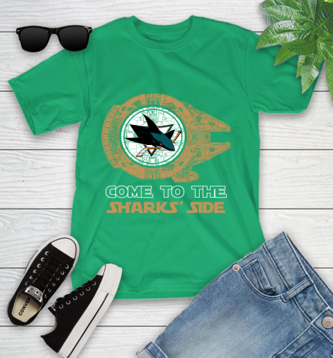 NHL Come To The San Jose Sharks Wars Hockey Sports Youth T-Shirt 8