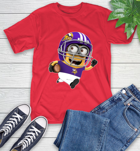 NFL Minnesota Vikings Minions Disney Football Sports T-Shirt 10