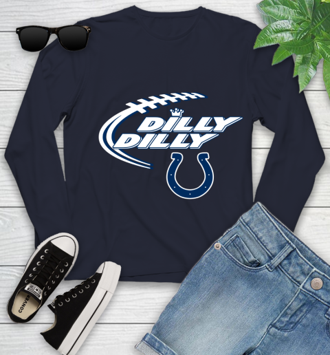 NFL Indianapolis Colts Dilly Dilly Football Sports Youth Long Sleeve 3