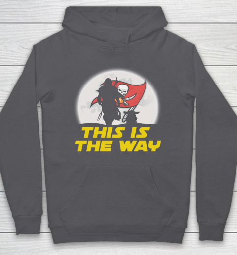 Tampa Bay Buccaneers NFL Football Star Wars Yoda And Mandalorian This Is The Way Hoodie 4