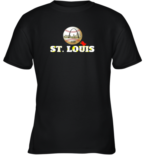 Saint Louis Red Cardinal Shirt Baseball Hometown 2019 Youth T-Shirt