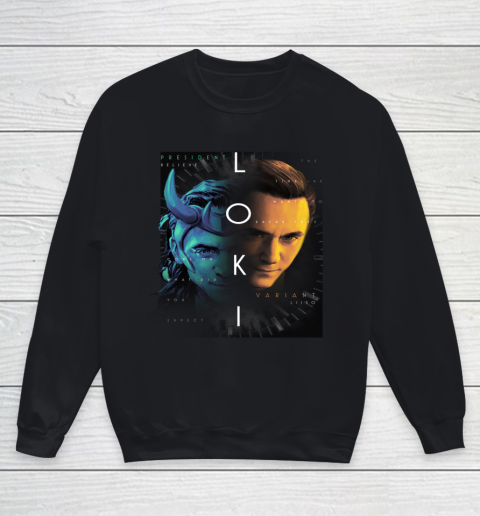 Marvel Loki Split Choices Youth Sweatshirt