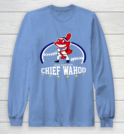 Chief Wahoo distressed Cleveland Long Sleeve T-Shirt 8