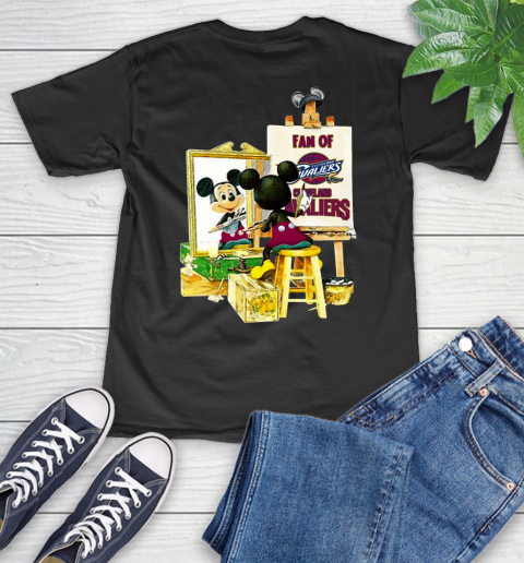 NBA Basketball Cleveland Cavaliers Mickey Drawing Shirt 46