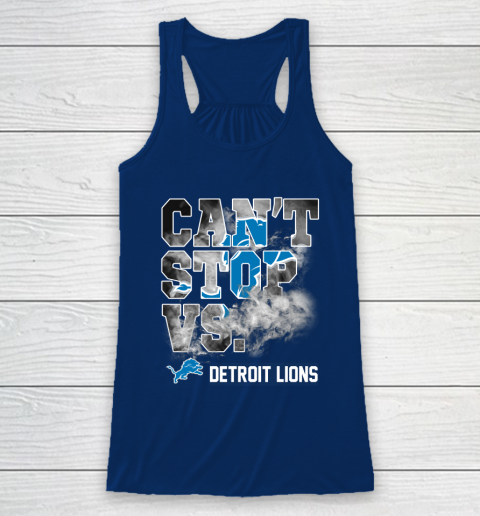 NFL Detroit Lions Can't Stop Vs Racerback Tank 6