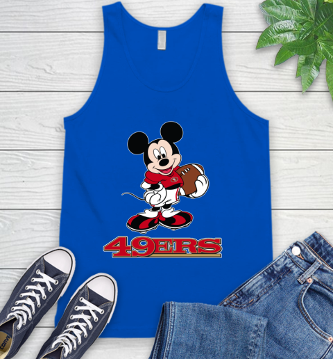 NFL Football San Francisco 49ers Cheerful Mickey Mouse Shirt Tank Top 5