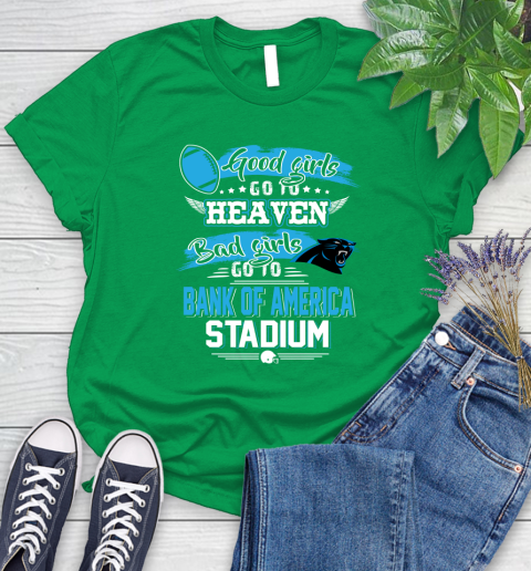 Carolina Panthers NFL Bad Girls Go To Bank of America Stadium Shirt Women's T-Shirt 9