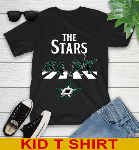 NHL Hockey Dallas Stars The Beatles Rock Band Shirt Youth T-Shirt
