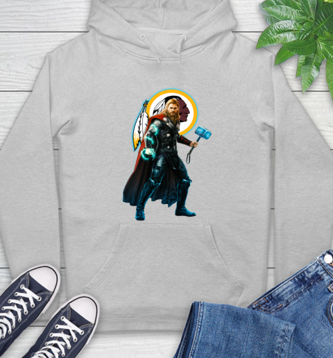 NFL Thor Avengers Endgame Football Washington Redskins Hoodie 6