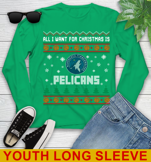 NBA Basketball All I Want For Christmas Is New Orleans Pelicans 123