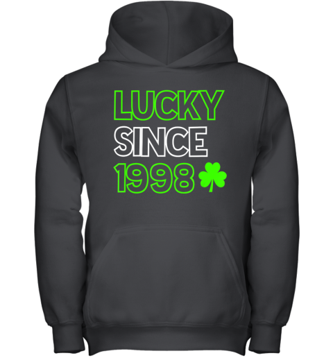 22nd Birthday St Patricks Lucky Since 1998 22 Years Old Youth Hoodie