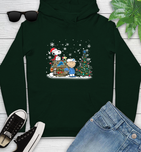 NFL Detroit Lions Snoopy Charlie Brown Christmas Football Super Bowl Sports Youth Hoodie 14