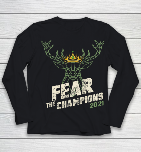 Fear Deer Buck The Champions 2021 Youth Long Sleeve