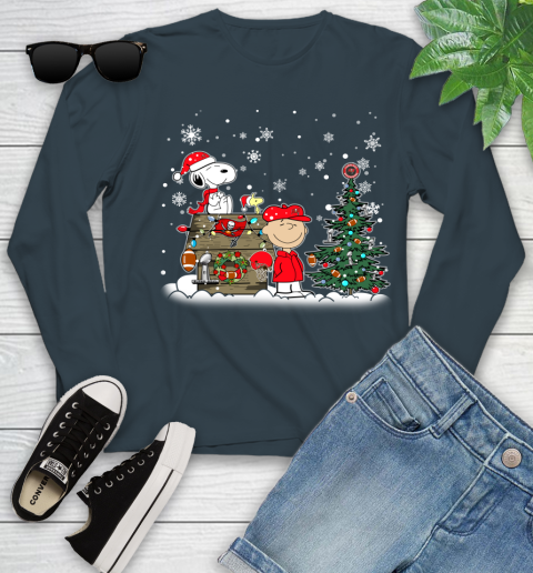 NFL Tampa Bay Buccaneers Snoopy Charlie Brown Christmas Football Super Bowl Sports Youth Long Sleeve 9