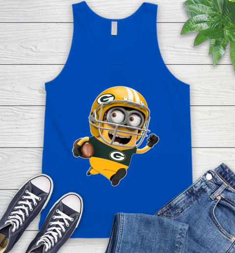 NFL Green Bay Packers Minions Disney Football Sports Tank Top 5