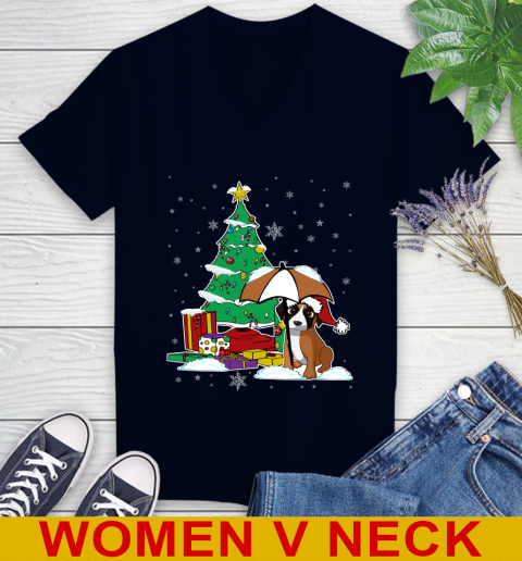 Boxer Christmas Dog Lovers Shirts 215