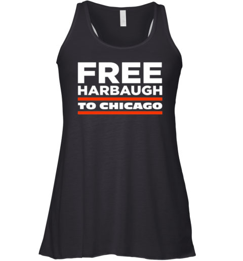 Free Harbaugh to Chicago Racerback Tank