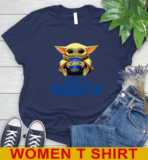 NBA Basketball Denver Nuggets Star Wars Baby Yoda Shirt 100