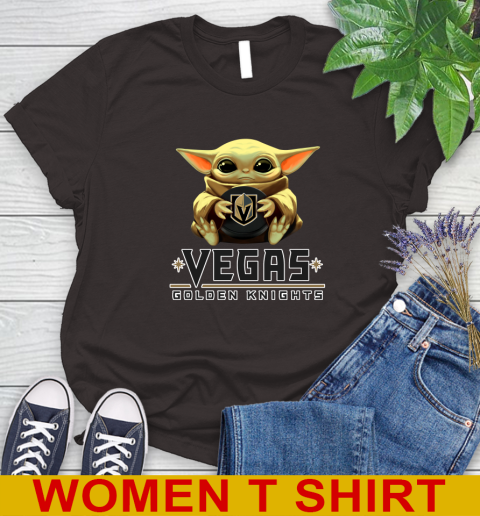 NHL Hockey Vegas Golden Knights Star Wars Baby Yoda Shirt 96