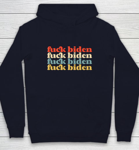Vintage Fuck Biden Anti Biden Tee Top Womens Mens Premium Youth Hoodie 2