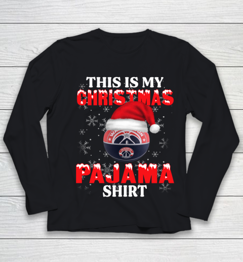 Washington Wizards This Is My Christmas Pajama Shirt NBA Youth Long Sleeve