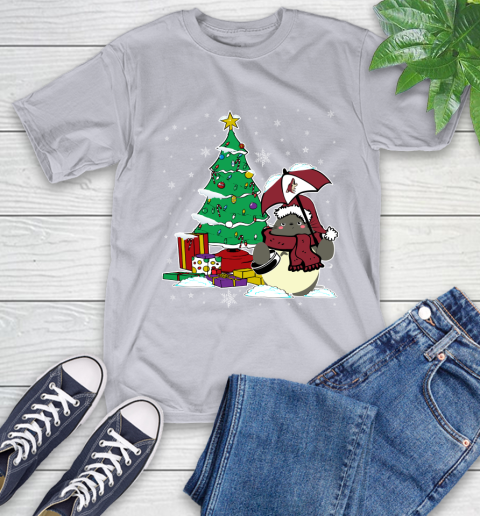 Arizona Coyotes NHL Hockey Cute Tonari No Totoro Christmas Sports T-Shirt 6