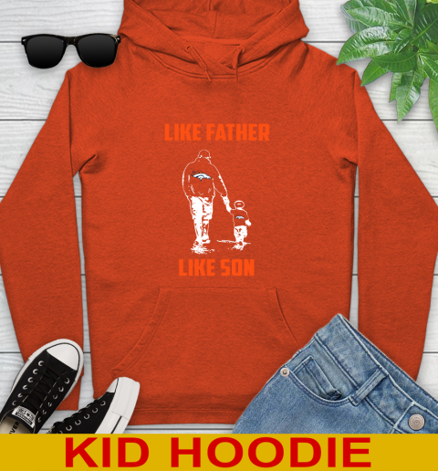 Denver Broncos NFL Football Like Father Like Son Sports Youth Hoodie 4