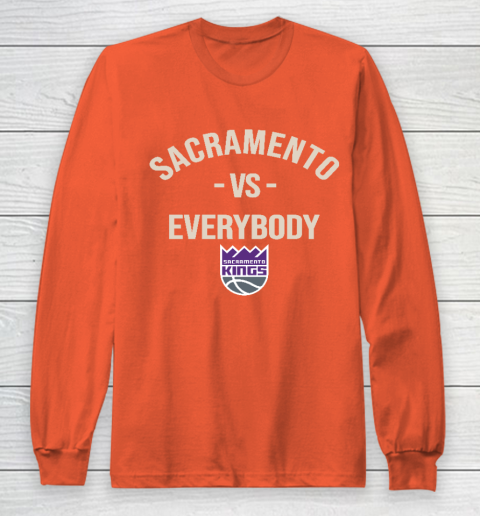 Sacramento Kings Vs Everybody Long Sleeve T-Shirt 3
