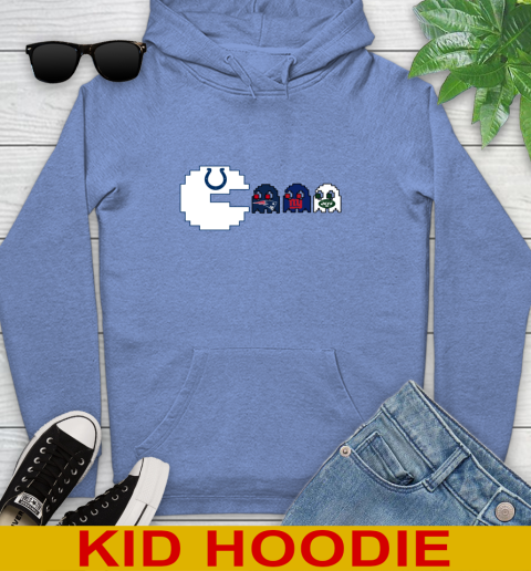 Indianapolis Colts NFL Football Pac Man Champion Youth Hoodie 12