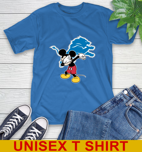 Detroit Lions NFL Football Dabbing Mickey Disney Sports T-Shirt 9