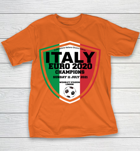 Italy Football Italian Football Forza Italia Champions Euro 2020 Youth T-Shirt 4