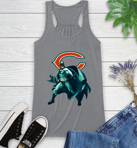 NFL Batman Football Sports Chicago Bears Racerback Tank 5