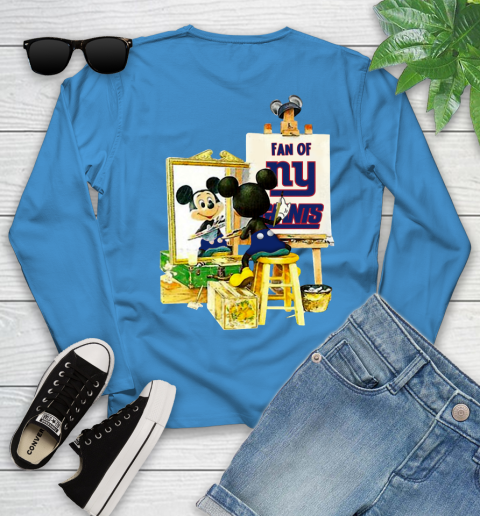 NFL Football New York Giants Mickey Drawing Shirt 119
