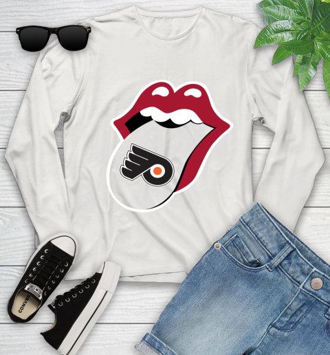 Philadelphia Flyers NHL Hockey Lips I Root For My Team Adoring Fan 136