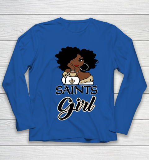 New Orleans Saints Girl NFL Youth Long Sleeve 9