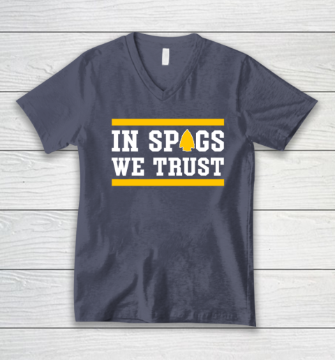 KC In Spags We Trust V-Neck T-Shirt 6