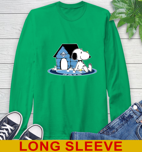 MLB Baseball Tampa Bay Rays Snoopy The Peanuts Movie Shirt Long Sleeve T-Shirt 7