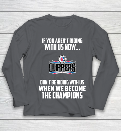 NBA LA Clippers Basketball We Become The Champions Youth Long Sleeve 6