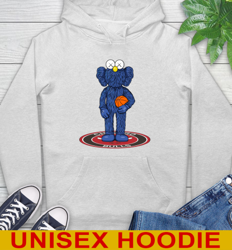 NBA Basketball Chicago Bulls Kaws Bff Blue Figure Shirt Hoodie
