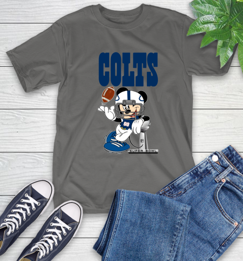 NFL Indianapolis Colts Mickey Mouse Disney Super Bowl Football T Shirt T-Shirt 9