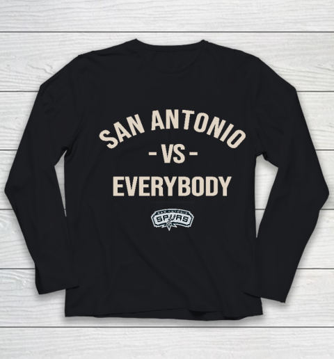 San Antonio Spurs Vs Everybody Youth Long Sleeve