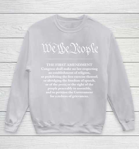 We The People  First Amendment Youth Sweatshirt 3